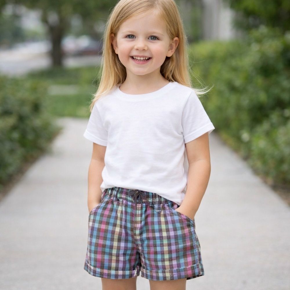OshKosh Plaid Cotton Shorts 
